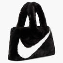 Nike Faux Fur Tote Bag Black