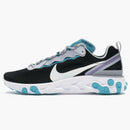 Nike React Element 55 Black Pure Platinum Teal Nebula