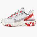 Nike React Element 55 Sail Phantom University Red (women's)