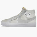 Nike Sb Blazer Mid Warning Label Summit White