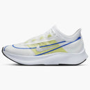 Nike Zoom Fly 3 White Silver Blue Lime (women's)