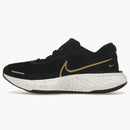 Nike Zoomx Invincible Run Flyknit Black Metallic Gold