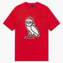 Ovo Holiday Owl T-shirt Red