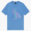 Ovo Iridident Grid Owl T-Shirt Ocean