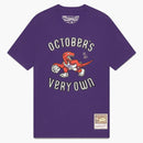 Ovo Mitchell And Ness '95 Raptors Draft Day T-shirt Purple