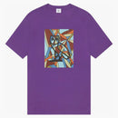Ovo Stained Glass Owl T-shirt Purple