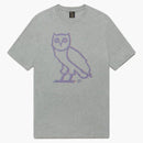 Camiseta de búho estático ovo brezo gris