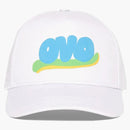 Ovo Watercolour Snapback White