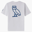 Camiseta de campus de la Universidad de Ovo Yale Blanco