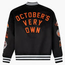 Ovo X New Era Mlb San Francisco Giants Varsity Jacket Black