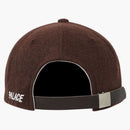 Palace Weed Bulldog Wool 6-Panel Brown