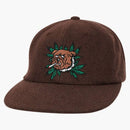 Palace Weed Bulldog Wool 6-Panel Brown