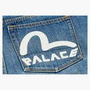 Palace X Evisu Denim Tote Light Wash