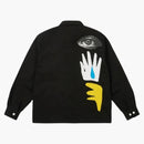 Palacio x JCC+ chaqueta de trabajo de mezclilla negra