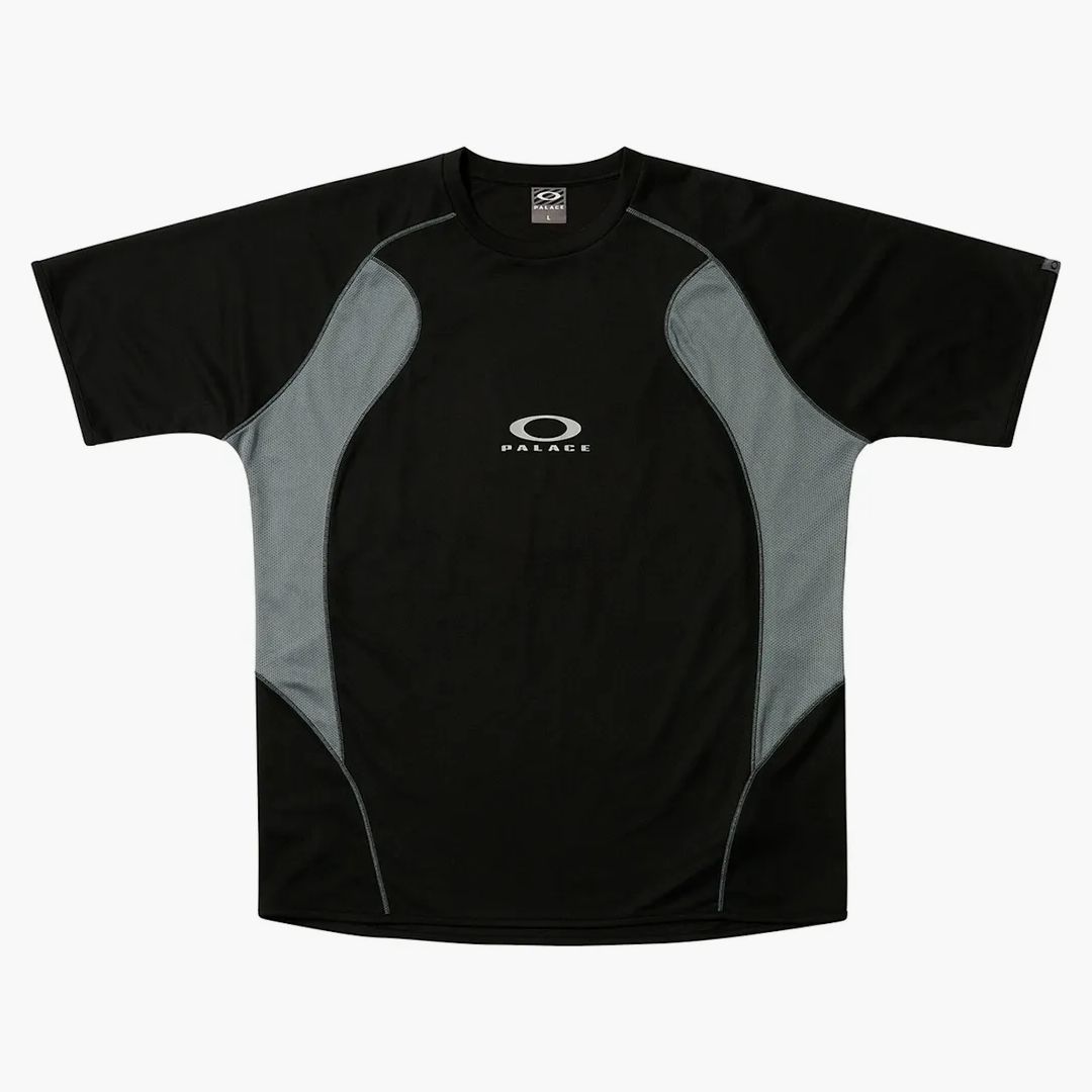 PalacexOakleyTechJerseyBlack.