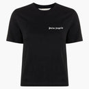 Palm Angels Chest Logo Print Detail T-Shirt Black