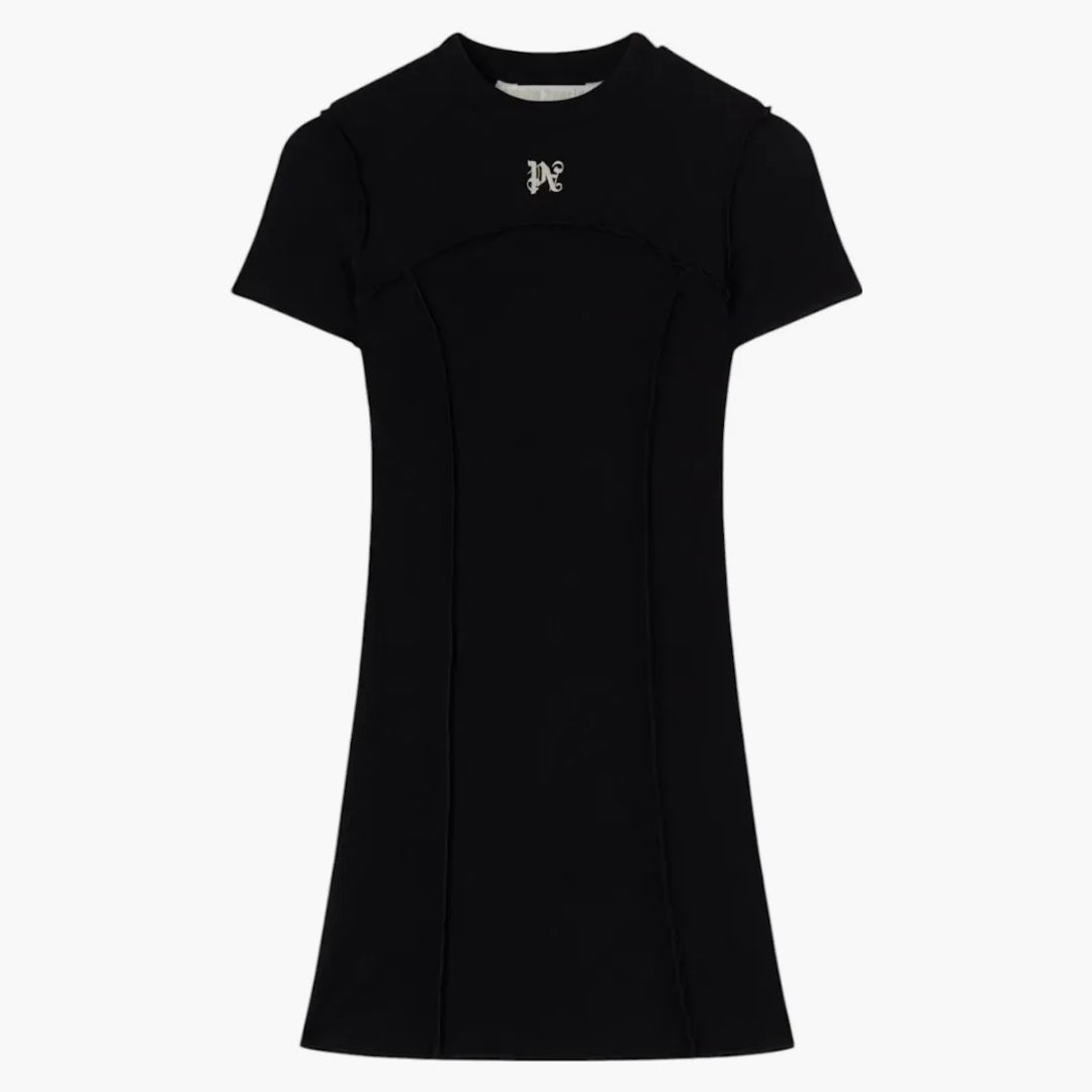 パーティードレス Palm Angels PWDH004F23 FAB001 1003 Dresses Black Palm Angels Monogram Dress - Buy at Hypeneedz