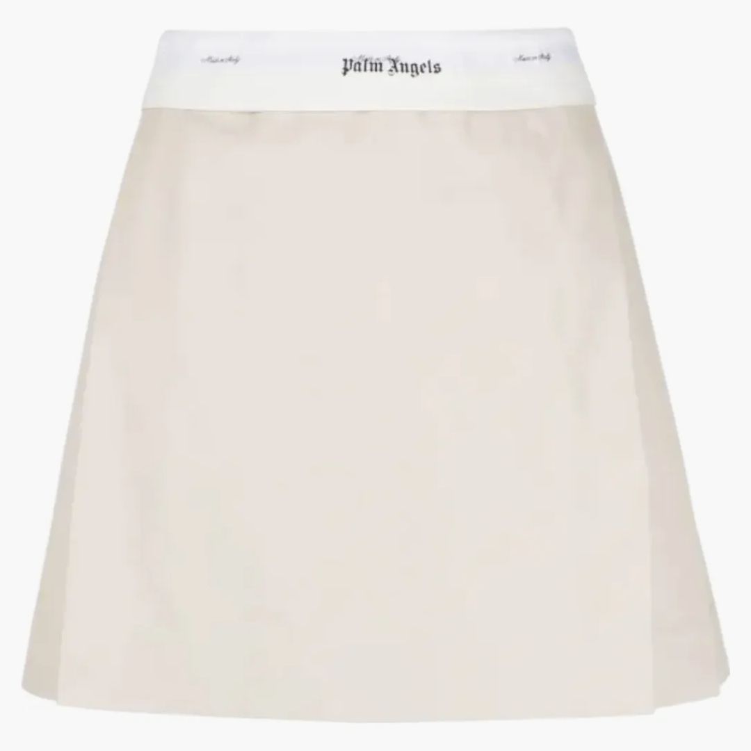 Palm Angels Chino Skirt Beige - Buy at Hypeneedz