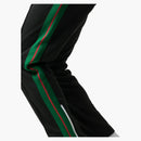Palm Angels Side Stripe Track Slim Fit Pants Black/Red/Verde
