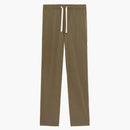 Palm Angels Straight-Leg Drawstring Trousers Olive Brown