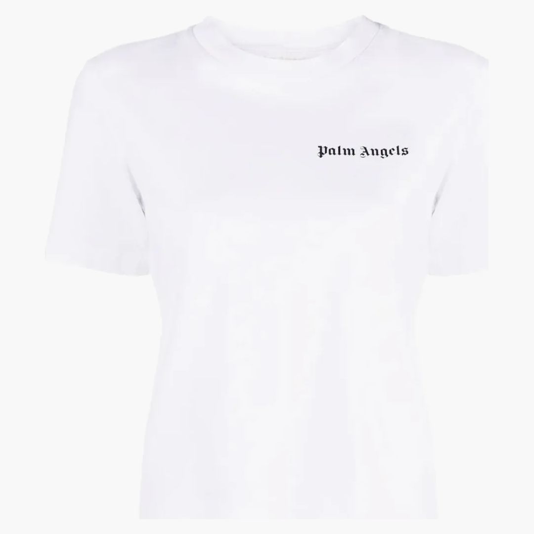 Tシャツ・カットソー PALM ANGELS Woman T-Shirt White PWAA020C99JER016 0110 PALM ANGELS: T-shirt woman - White | Palm Angels t-shirt