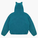 Pokemon X Vandy The Pink Snorlax Fleece Jacket Blue