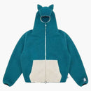 Pokemon X Vandy The Pink Snorlax Fleece Jacket Blue