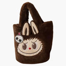 Pop Mart The Monsters Labubu Classic Bag Series Reversible Plush Bag Brown