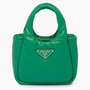 Prada Small morbido imbottito verde verde