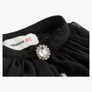 Rabanne H & M Embellished Chiffon Cape Top Black