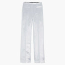 Rabanne H & M Shimmery Metallic Dress Pants Silver