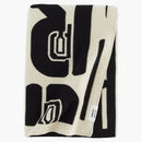 Rabanne H&M Wool-Blend Logo Throw Beige/Black