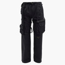 Raf Simons Archive Redux SS03 Cargo Panel de algodón Pantalones Negro