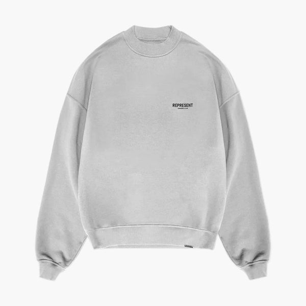 Represent Owners Club Sweater Ash Grey