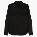 Rick Owens Cotton Work Shirt Black