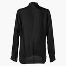 Rick Owens Cupro Larry Fogpocket Shirt Black