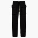Rick Owens Drkshdw Pantalones de carga de Creatch Negro