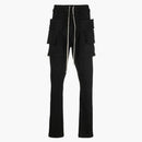 Rick Owens drkshdw pantalones de carga delgados negros/leche