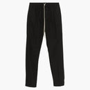 Rick Owens Drawstring Slim Long Pantaloni Negro
