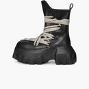 Rick Owens Hollywood Megalace Mega Tractor Boot Black (women's)