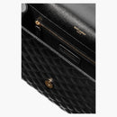 Saint Laurent Envelope Grain de Poudre Large Black
