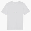 Saint Laurent Logo Rive Gauche T-Shirt White/Black