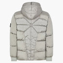Stone Island 43619 Metal de nylon en chaqueta de nylon regenerada por econilo Pearl Gray