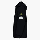 Stone Island Logo Patch Hooded Jacket Black