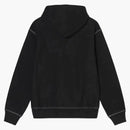Stussy Contrast Stitch Label Hoodie Black