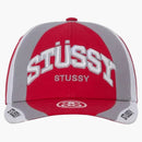 Stussy Low Pro Souvenir Strapback Hat Red