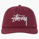 STUSSY Mid-desesh Big Stock Snapback (SS25) Plum