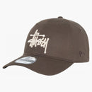 Stussy New Era 9twenty Basic Strapback Walnut