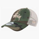 Stussy New Era 9twenty Basic Trucker Woodland Camo