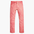 Stussy x Levi's teñido Jacquard Jean Pink